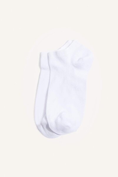DeFacto Women's Seamless 2-Piece Modal Booties Socks H5107Axns