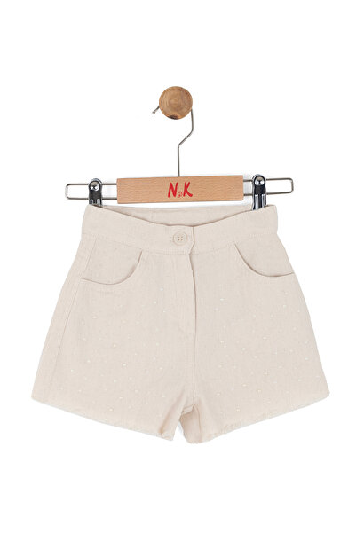 NK 51600 Pearl Baby Girl Shorts Cream