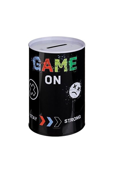 OEM Metal Piggy Bank for Kids, Gamer Model, Black, Money Saving and Decorativ...
