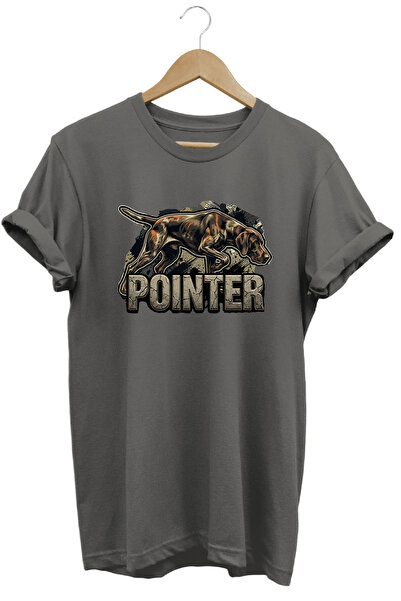 WİDİ Unisex Basset Hound Printed T-Shirt - Hunter Dogs Series Crew Neck Cotto...
