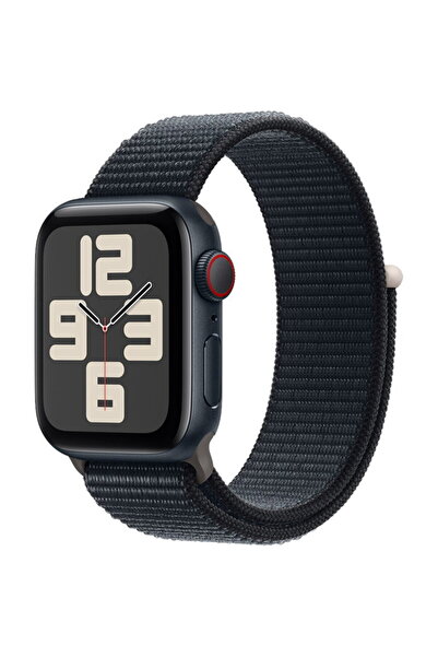 Apple Watch SE (2023), GPS, Cellular, Carcasa Midnight Aluminium 40mm, Midnig...