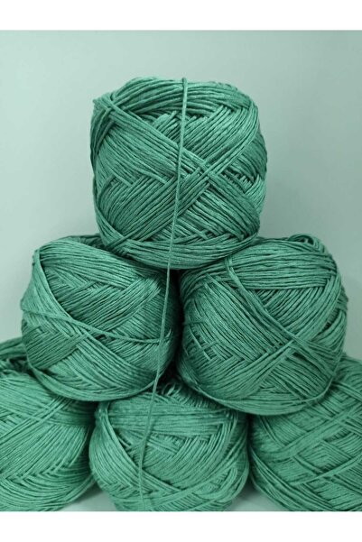 İPEK YÜN İPLİK DÜNYASI Bamboo Cotton Knitting Yarn (Green) 100Gr