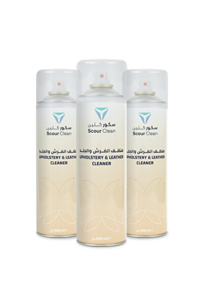 scourclean منظف الفرش والجلود سكور كلين 3 عبوات