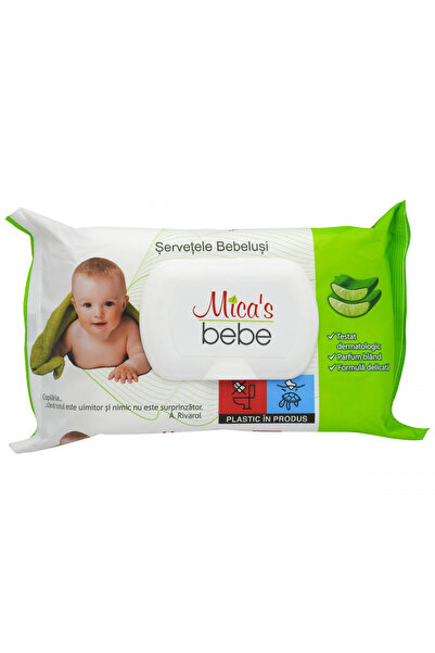 OEM Baby Wet Wipes with Micros Lid Aloe Vera, 60 pcs