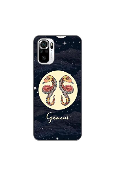 OEM Θήκη συμβατή με Xiaomi Poco M5s Σιλικόνης Gel TPU με σχέδιο Ωροσκόπιο Δίδυμα