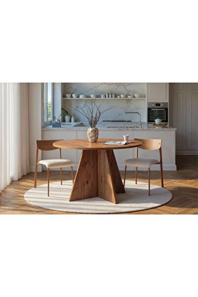 Rani Mobilya Rani Home Yemek Masası Atlantik Çam 120Cm GA-5306