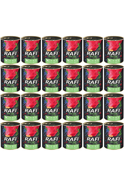 Rafi Hrană pentru câini cu carne de vânătoare 24x800g