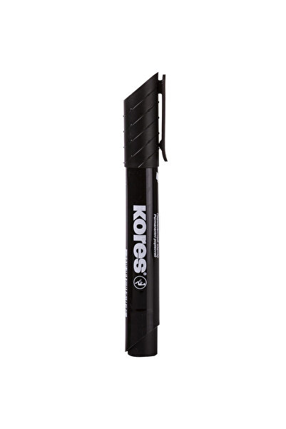 kores Black Permanent Marker Round Tip 3mm