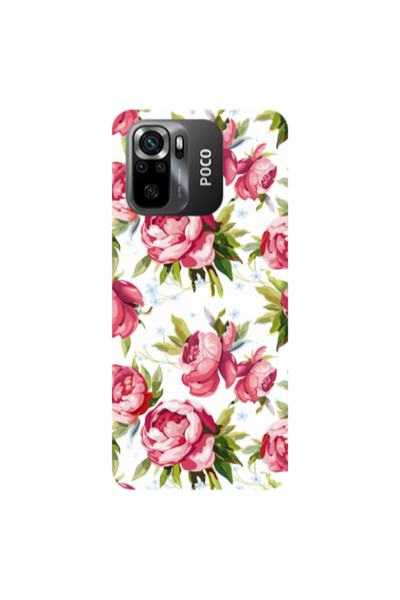 Other Xiaomi Poco M5 s Roses and laves Transparent Silicone TPU Θήκη