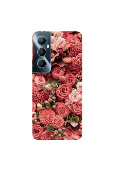 Other Realme C65 Rose festival Transparent Silicone TPU Θήκη