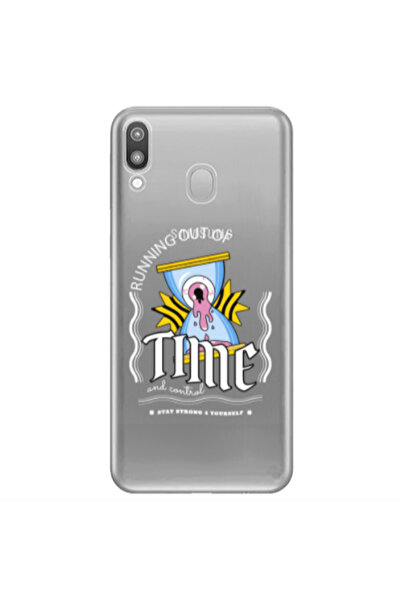 Other Samsung M20 Running out of time Transparent Silicone TPU Θήκη
