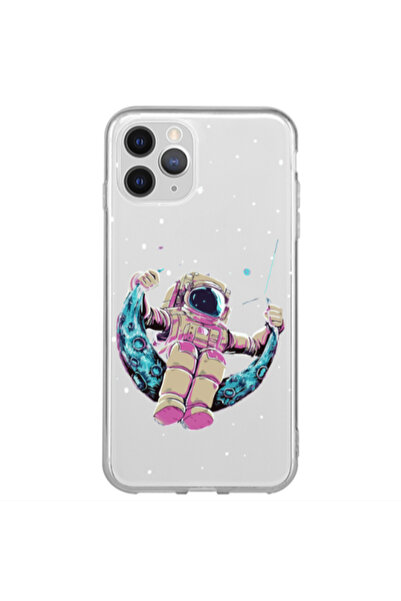 Other Apple iPhone 11 Pro Astronaut swinging on the moon Transparent Silicone...