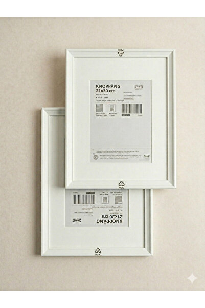 Mony moon Ikea Knoppäng Modern Glass Picture Frame 21X30 cm - Premium White