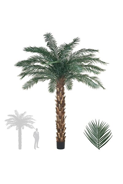 Roberto Rossi Palmier artificial H350cm Phoenix roebelenii cu 35 frunze cu pr...