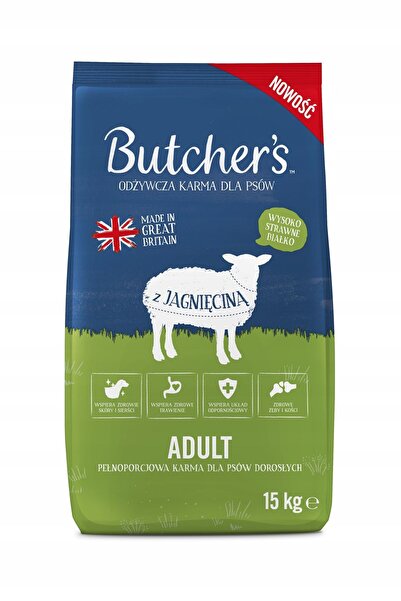 Butcher's Hrană uscată originală pentru câini cu miel 15kg