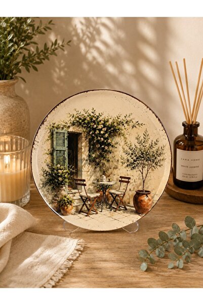 Baykuşca 24 cm Decorative Wall Plate |   Provence Terrace |   French Style Ho...