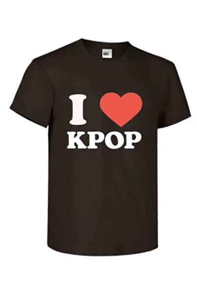 ROLY %100 cotton T-SHIRT shirt, I LOVE KPOP