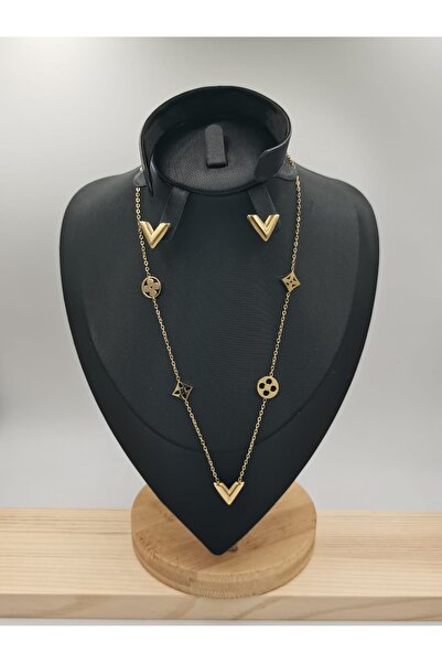 vano2022 Rosary and Earring Set with Accessories