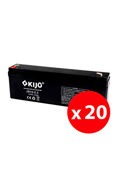 KIJO Cutie cu 20 de baterii JS12-2.3 - JS12-2.3-BAX