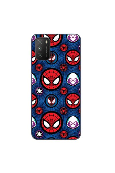OEM Husa compatibila cu Xiaomi Poco M3 Silicon Gel Tpu Model Spiderman Face P...