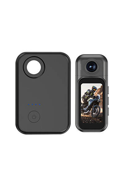 Generic Mini 4K Thumb Action Camera with 1.47 inch Touchscreen, 180 deg Rotat...