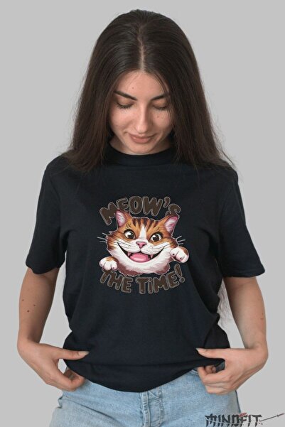 GILDAN Tricou Cu Pisica Fericita Meows The Time