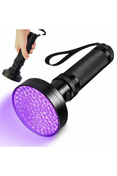 zola Tactical UV flashlight, 100 LED diodes, 395 nm, battery powered, aluminu...