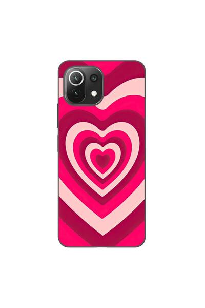 OEM Case compatible with Xiaomi Mi 11 Lite, Mi 11 Lite 5G Silicone Pattern Po...