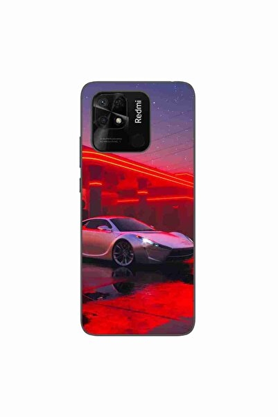 OEM Case compatible with Xiaomi Redmi 10C Silicon Gel Tpu Model Future Car