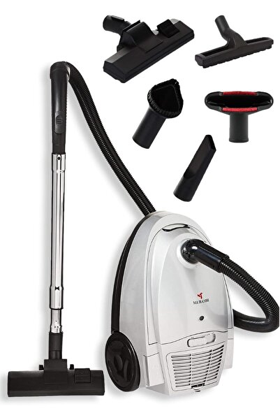 MEBASHI Bagged Vacuum Cleaner with Rollers, 4.5L Capacity, Automatic Cord Rew...