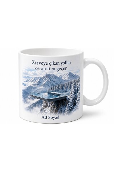 Tupya Gift Gümüşhane Torul Zigana Mountain Snow Landscape Glass Terrace Adren...