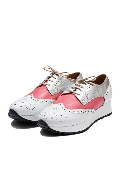 UrbanShoes Pantofi casual dama din piele naturala,Leofex - Mostra 012-2 Alb A...