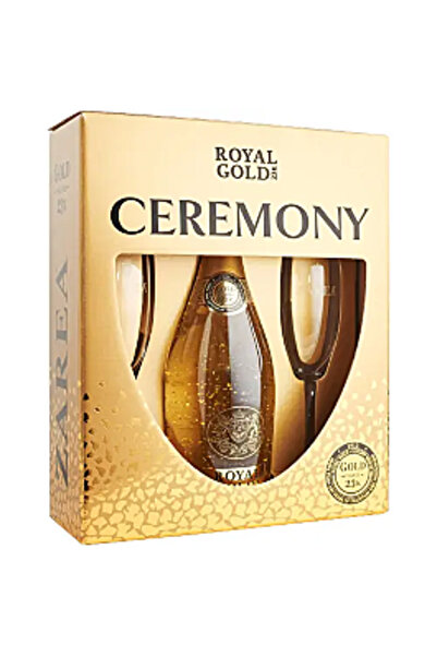 Zarea Pachet Ceremonial Aur Regal, 0.75l + 2 pahare