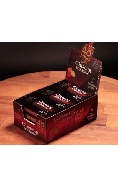 48Hours Ginseng 48 Hours Bonbon şeker 12 Teneke Kutu 24 Adet