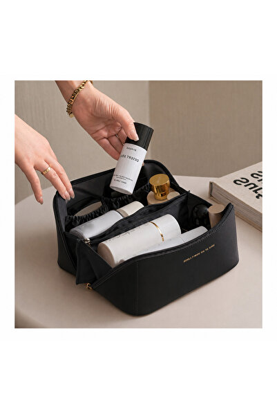 OEM Geanta Cosmetica Organizator Calatorii, Compartimente Multiple, Maner Tra...