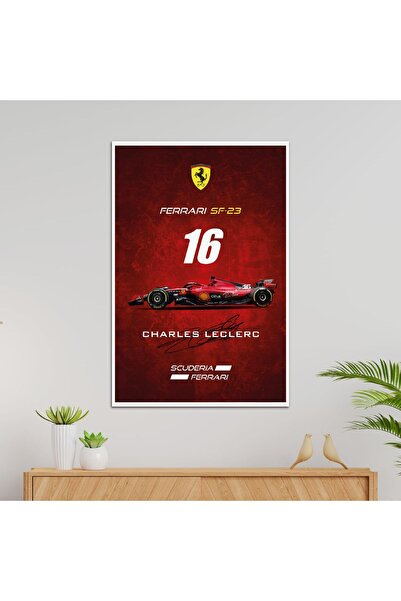 Signtouch Advertising Alayra Formula One Racer Charles Leclerc Car Poster F1 ...