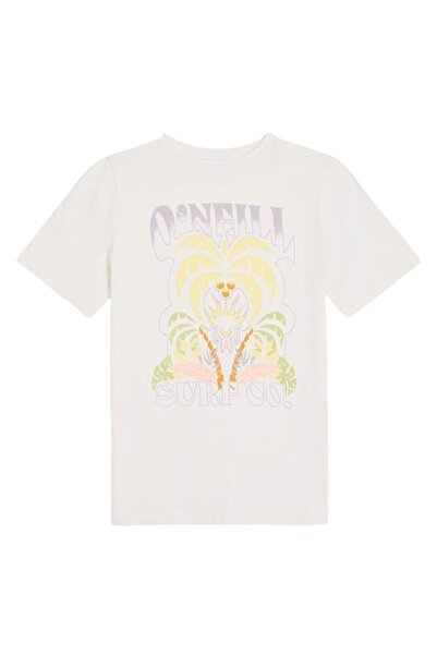 O'Neill Tricou pentru copii cu imprimeu frontal SS 2025-Alb-152