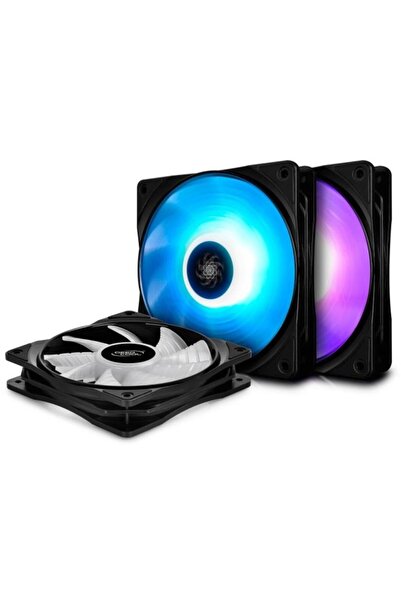 Deep Cool Deepcool RF120 Kit de ventilatoare, 120mm, 3 bucăți (LED RGB)