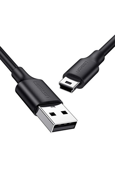 Ugreen US132 Cablu de date și încărcare USB-A la Mini USB, 10W, 1m, Negru