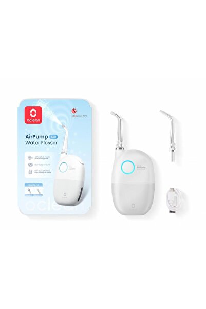 Oclean AirPump 10 Oral Irrigator, 3 Modes, 1200 mAh, IPX7, White