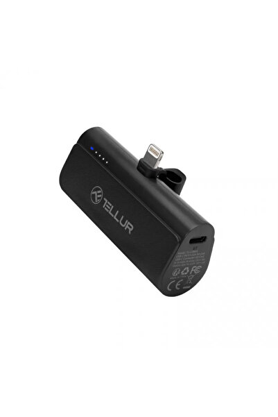 TELLUR PD 203 5000 mAh QC 3.0 18 W PD 20 W Lightning Negru Baterie externă