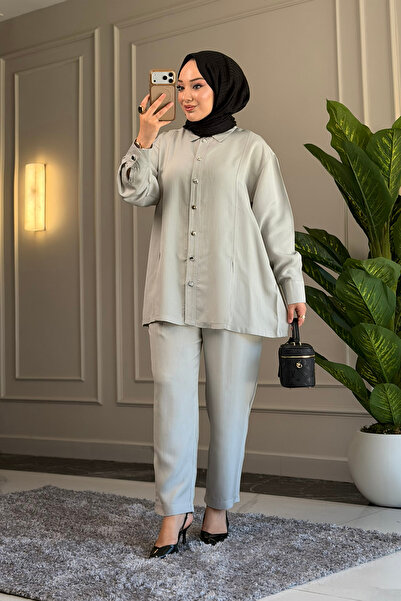 Suede Style 5775 - Κομψό, άνετο, μοντέρνο, μαλακό υφαντό ύφασμα, χαλαρό γυναι...