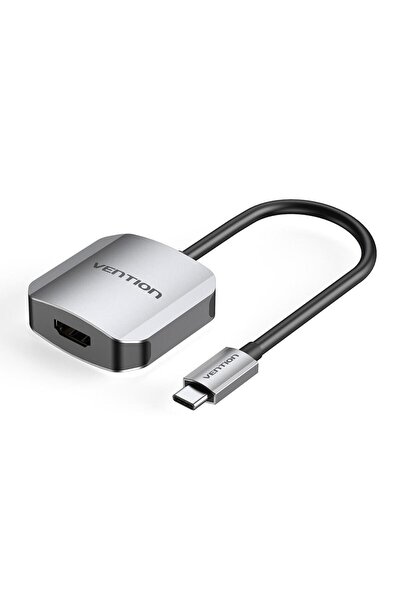 Vention USB-C to HDMI Adapter 4K 30Hz HDMI 2.0 0.15m Aluminum Gray