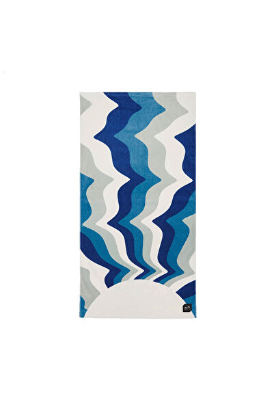 Slowtide Prosop de plajă Shine On - Prosop Pacific Deep 76 x 152 cm Mărime Unică