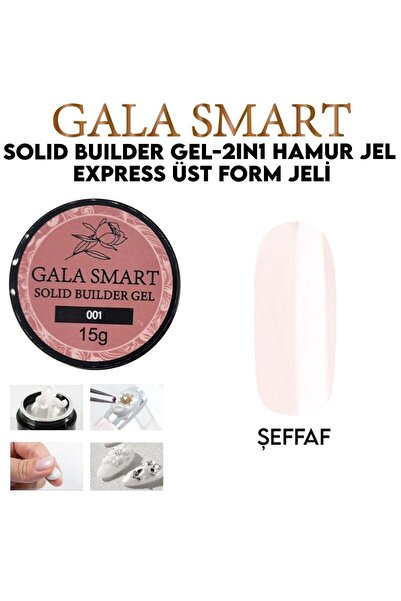gala smart SOLİD BUİLDER HAMUR JEL 15 GR - ŞEFFAF