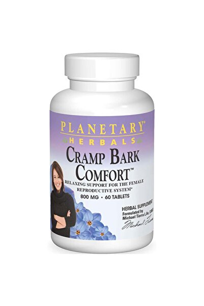 Planetary Herbals Cramp Bark Comfort, 800 mg, 60 Tablets