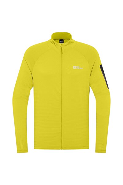 Jack Wolfskin Fleece pentru bărbați Prelight FZ-Galben-L