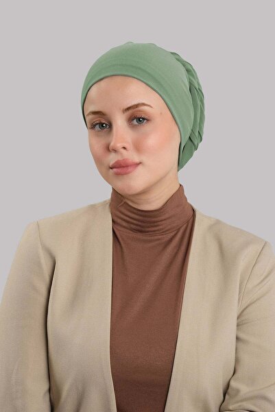 HÜRREM BONE غطاء رأس عملي من نوع أويل جرين فيرسا تورتلد برباط رملي 2515_36