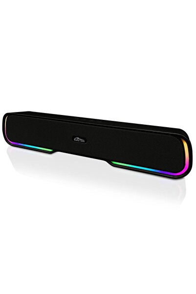 Mediatech Media-Tech Phantom MT3180 Portable Soundbar, 10W RMS, Bluetooth, Black