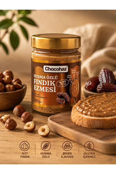 Göksu Fındık Chocohaz Hurma Özlü Fındık Ezmesi 320gr